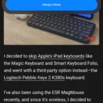 Ảnh chụp màn hình Shortcut Hold That Thought hỏi quyền lưu ghi chú vào ứng dụng Notes của Apple