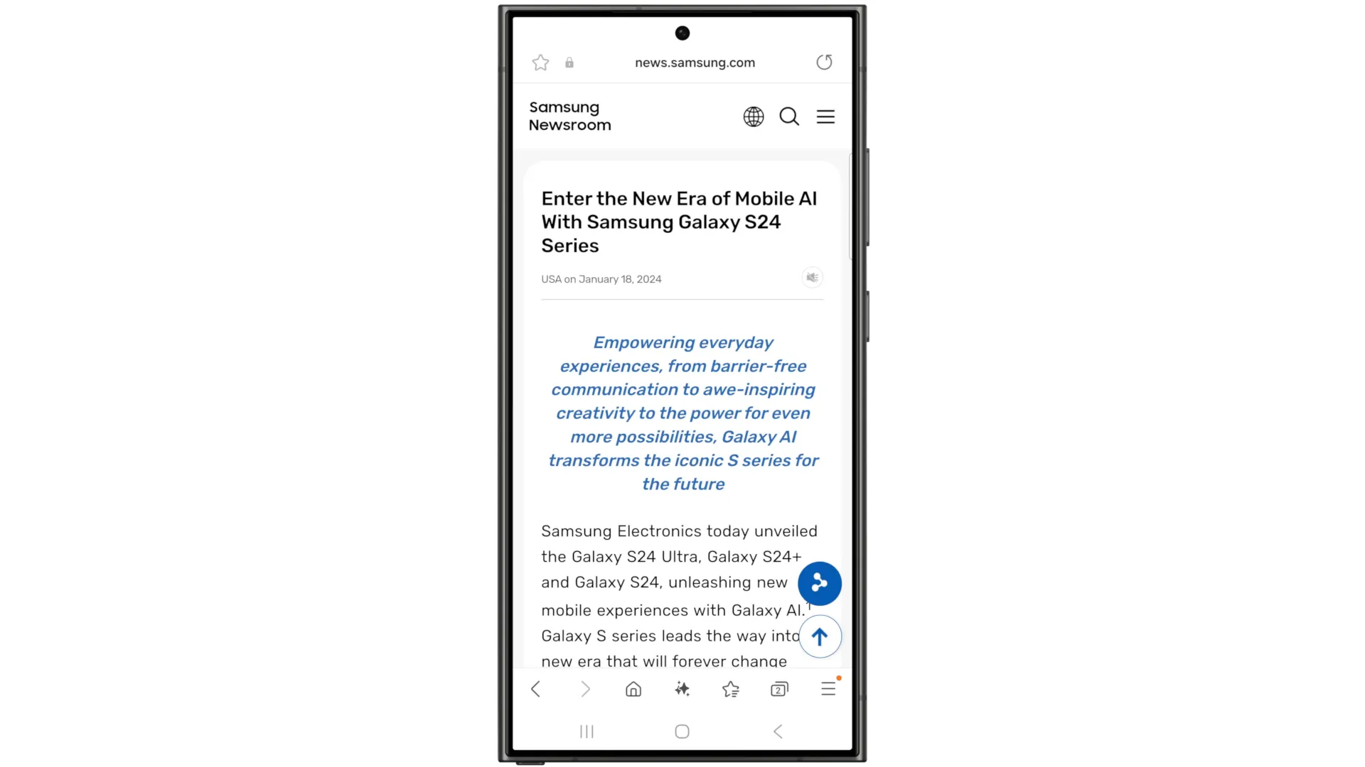 Ảnh động minh họa sự tích hợp sâu hơn của Galaxy AI và Gemini trong One UI 7, tăng cường khả năng xử lý thông minh trên điện thoại Samsung