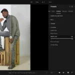 Ảnh minh họa trước và sau khi chỉnh sửa chân dung bằng phần mềm Aperty AI