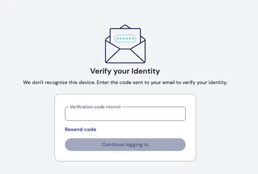 Biểu tượng Bitwarden và email minh họa tính năng xác thực hai yếu tố 2FA qua email
