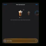 Biểu tượng Genmoji ly cà phê đá được tạo bằng Apple Intelligence