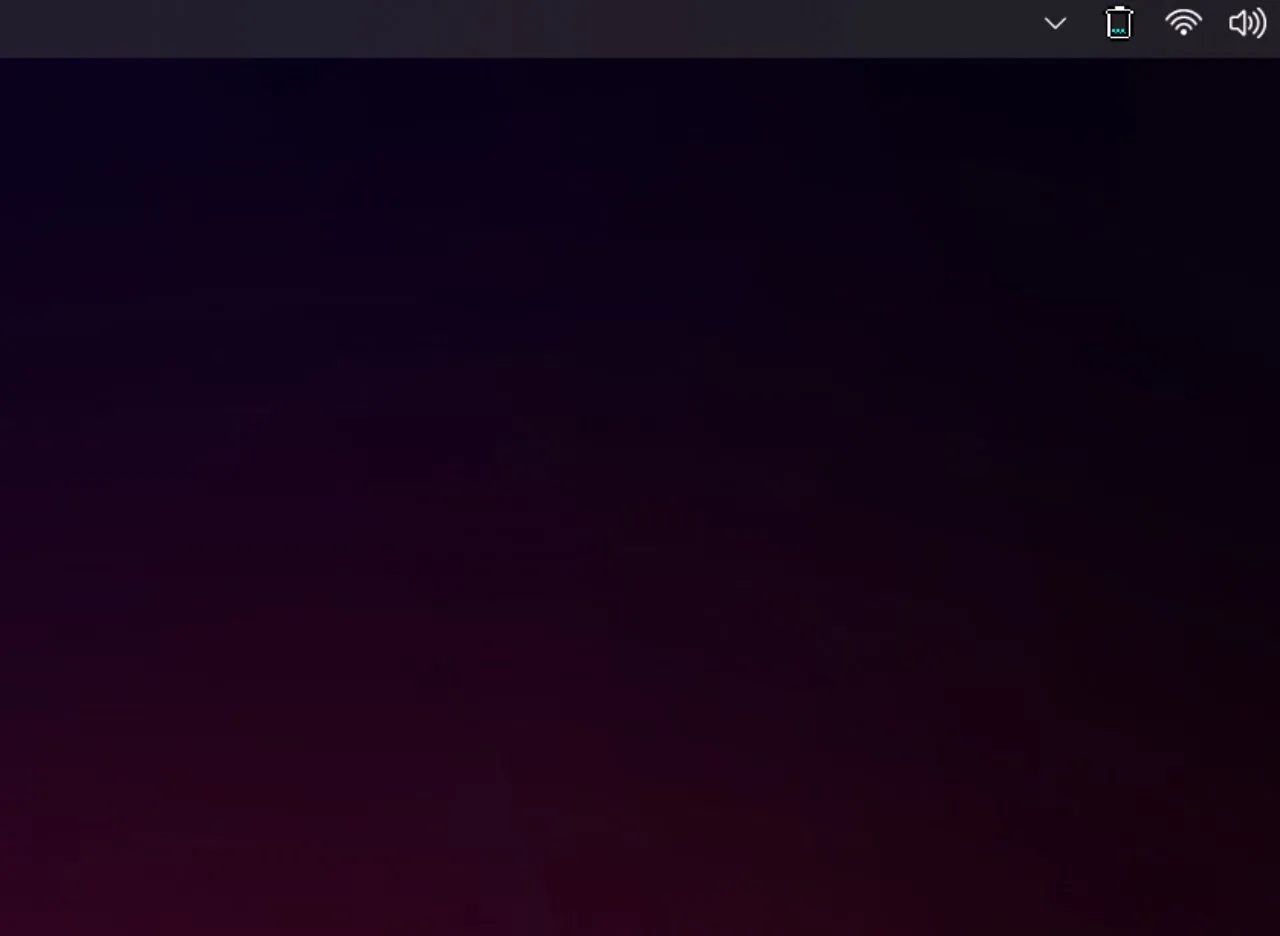 Biểu tượng MiniBin hiển thị thùng rác trên thanh tác vụ Windows 11, giúp truy cập nhanh chóng
