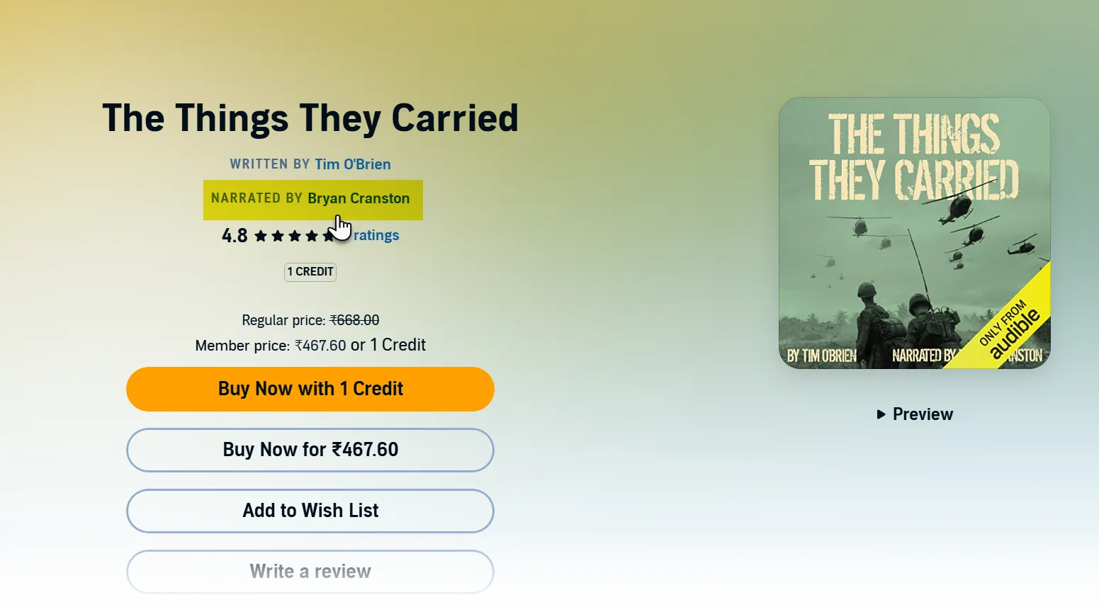 Biểu tượng ứng dụng Audible với công nghệ sách nói AI