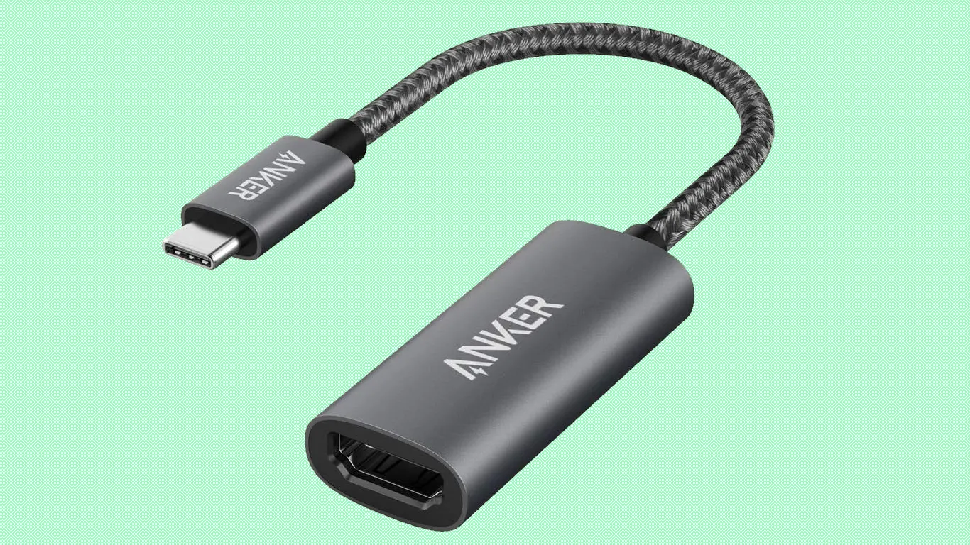 Bộ chuyển đổi Anker USB-C sang HDMI để kết nối điện thoại Android với TV