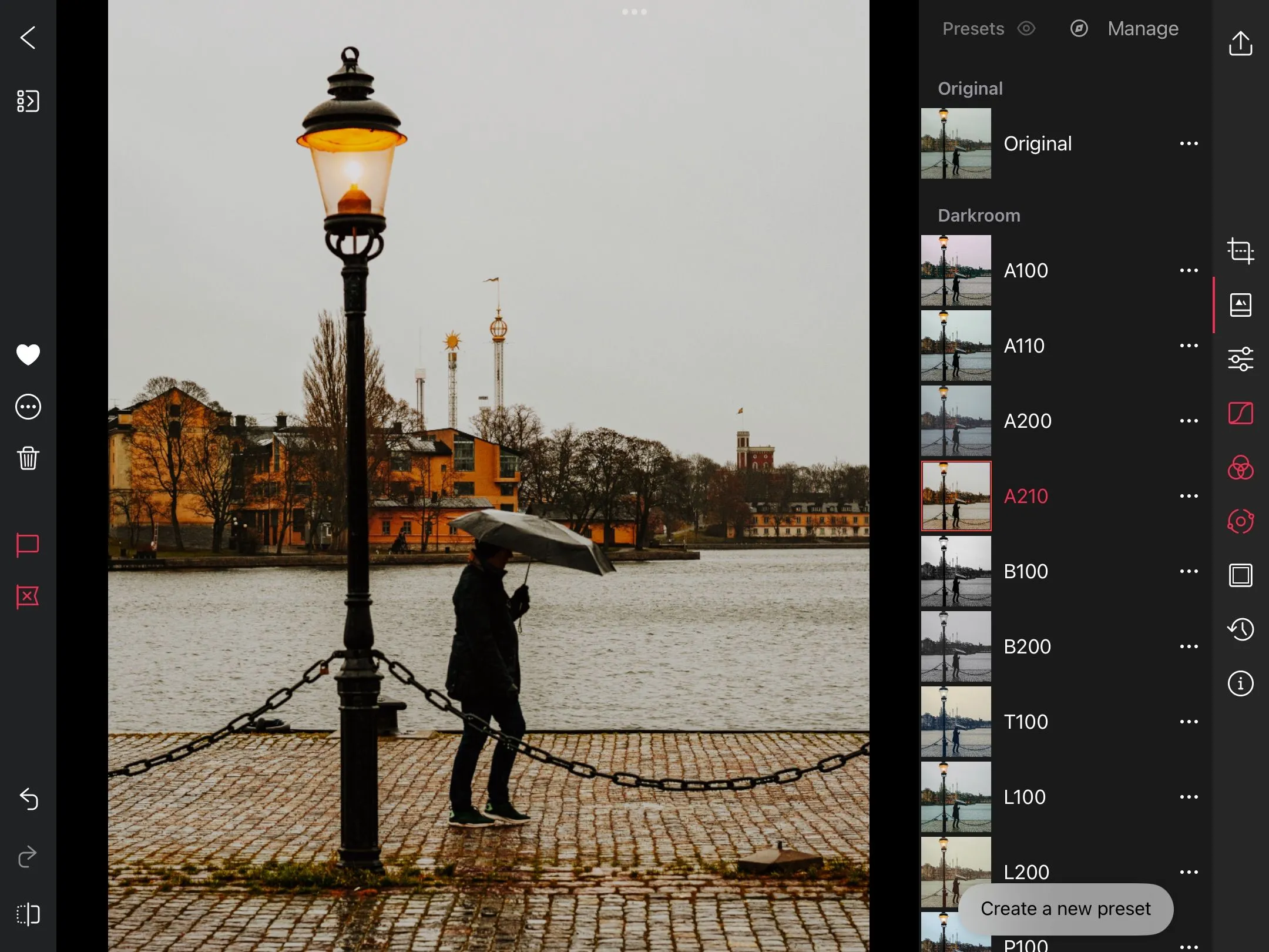 Các bộ preset (thiết lập sẵn) độc đáo trong ứng dụng Darkroom trên iPad