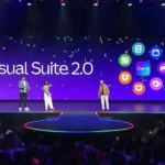 Các diễn giả giới thiệu Visual Suite 2.0 tại sự kiện Canva Create 2025