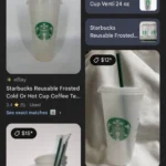 Các kết quả tìm kiếm khác nhau hiển thị trong Google Lens
