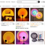 Các mẫu đèn chiếu hoàng hôn đang bán trên Temu với giá siêu rẻ, cần kiểm tra đánh giá trước khi mua