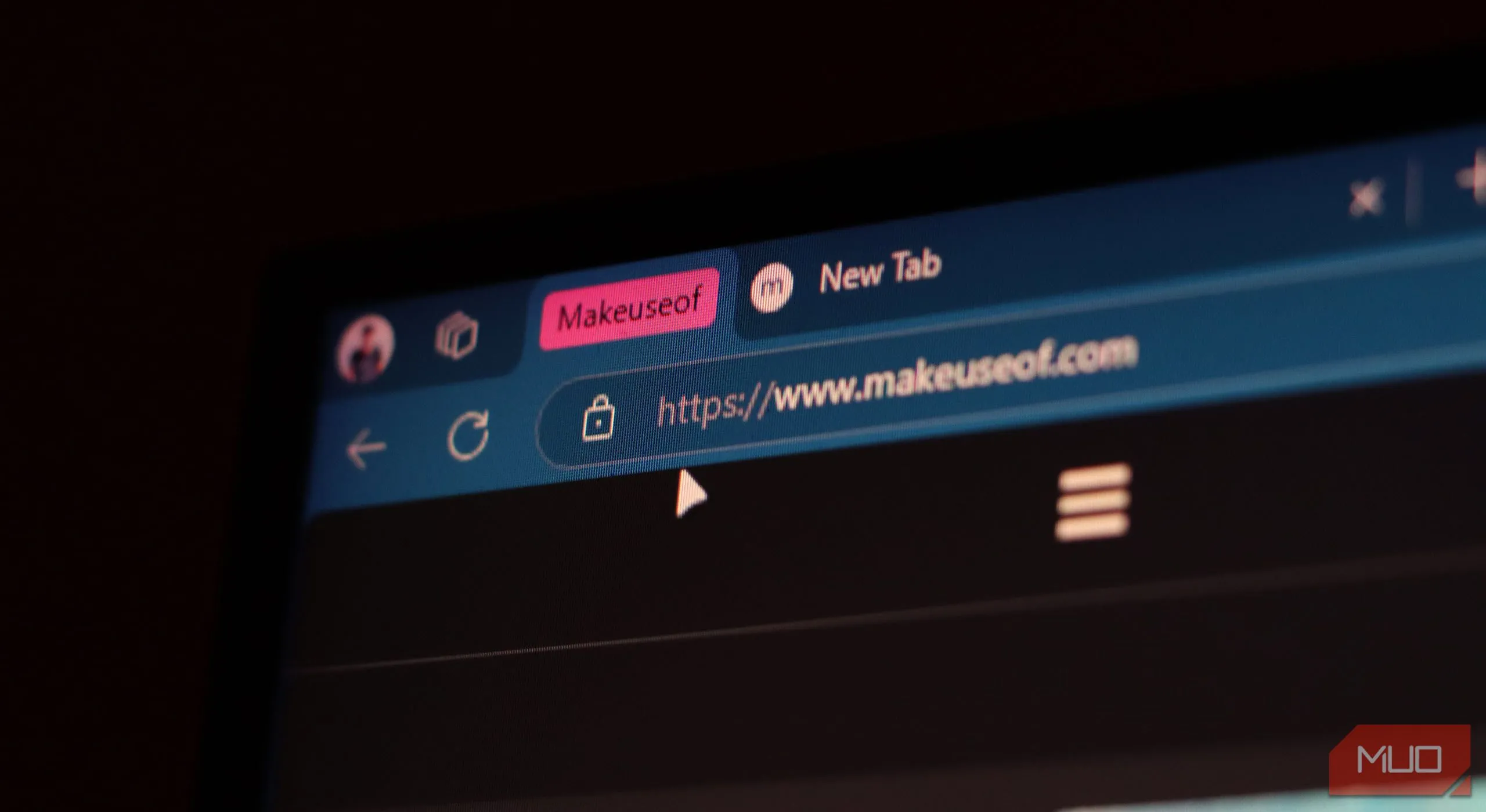 Các tab ngang được nhóm trên trình duyệt Microsoft Edge