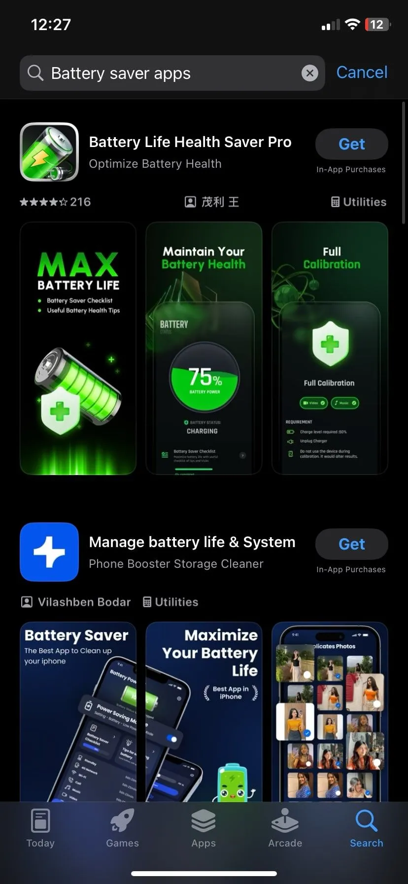Các ứng dụng tiết kiệm pin trên App Store