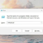 Cách mở Internet Options bằng lệnh Run trên Windows 11