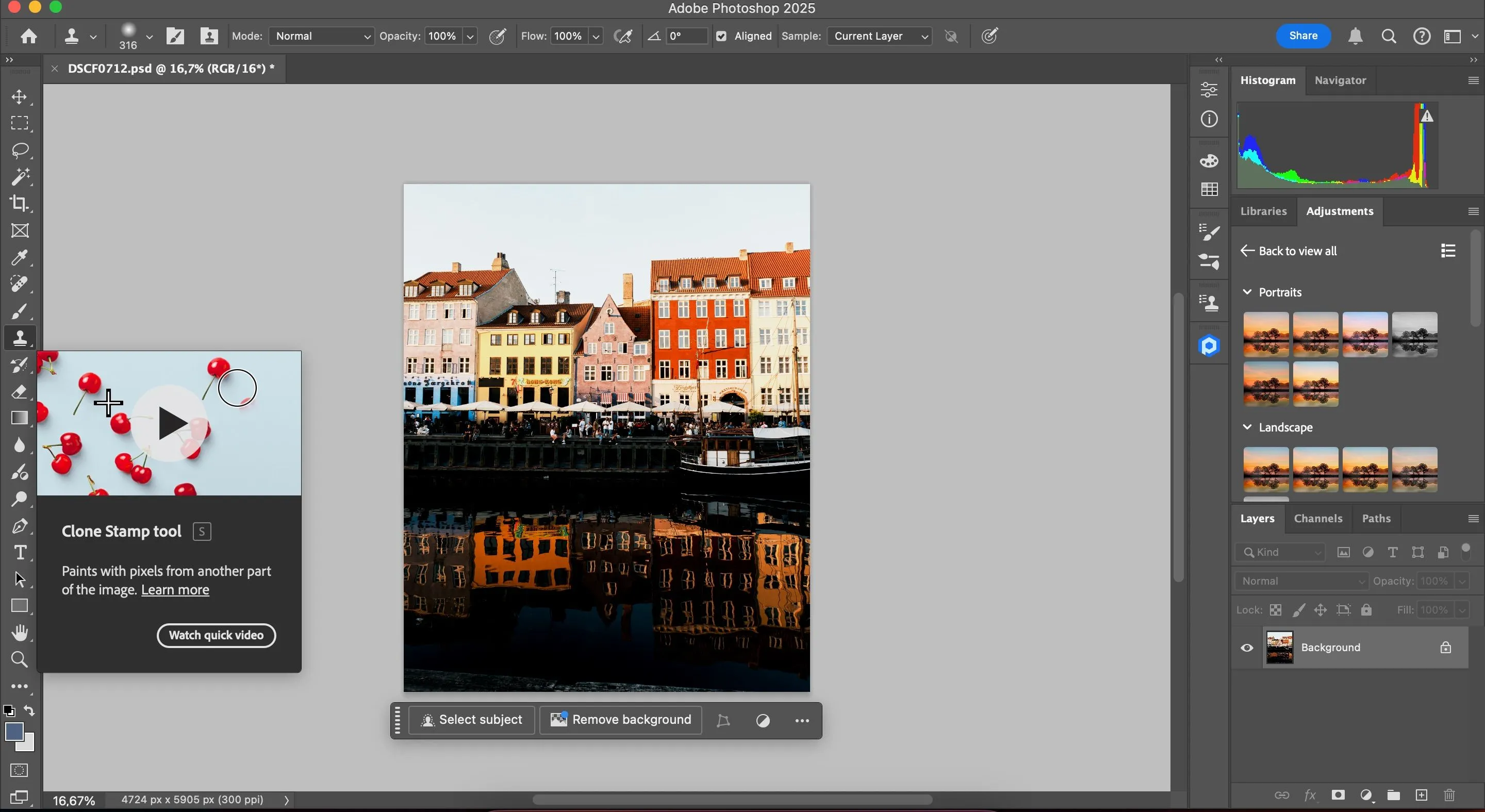 Cách sử dụng công cụ Sao Chép Vùng Ảnh (Clone Stamp) trong Adobe Lightroom để nhân bản đối tượng
