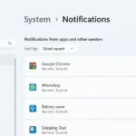 Cách tắt thông báo ứng dụng trên Windows 11