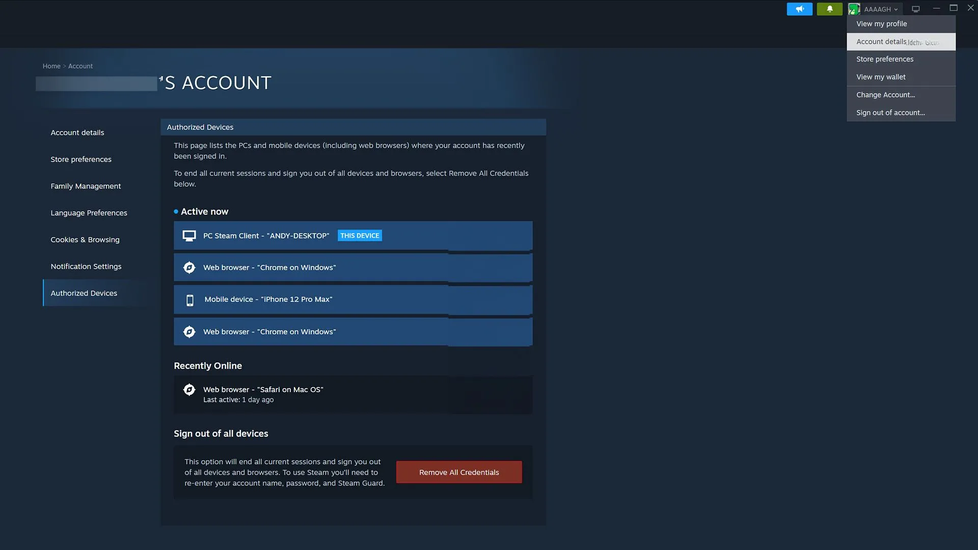 Cách truy cập phần thiết bị được ủy quyền trên Steam
