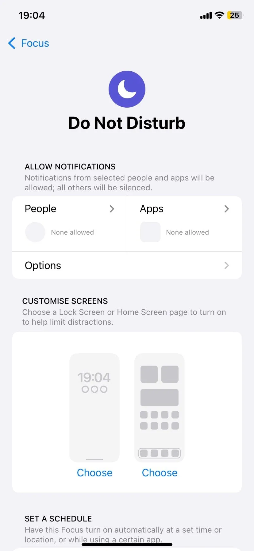 Cài đặt chế độ Không làm phiền trên iPhone