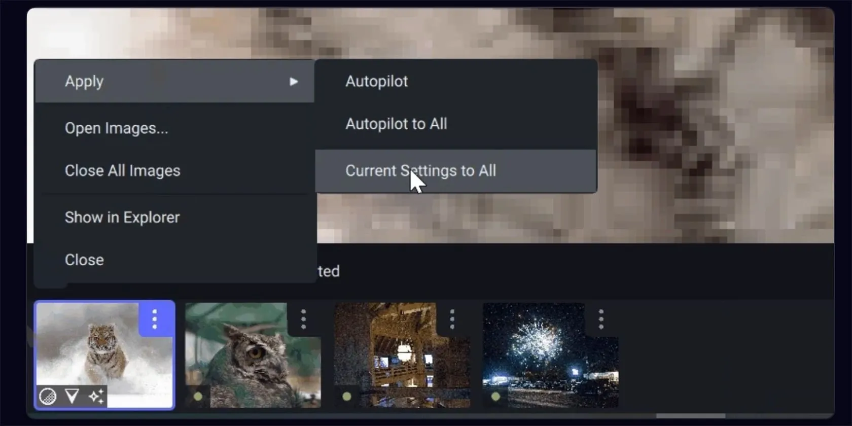 Cài đặt chế độ tự động Autopilot của Topaz Labs