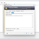 Cài đặt cơ sở dữ liệu KeePass hiển thị tùy chọn mã hóa và bảo mật