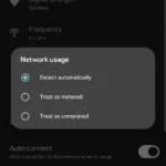 Cài đặt "Coi là kết nối giới hạn" trên thiết bị Android để tiết kiệm data hotspot