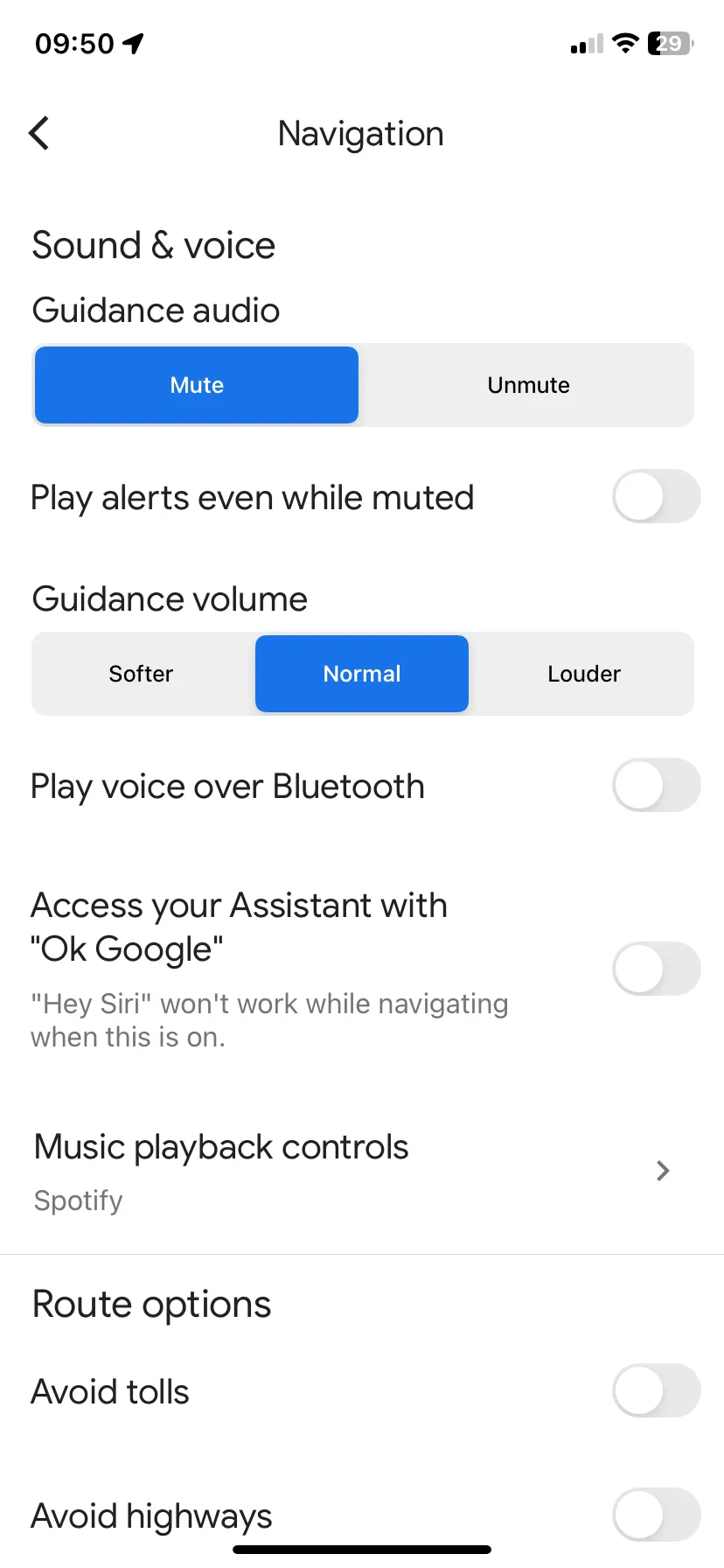 Cài đặt điều hướng Google Maps trên iOS