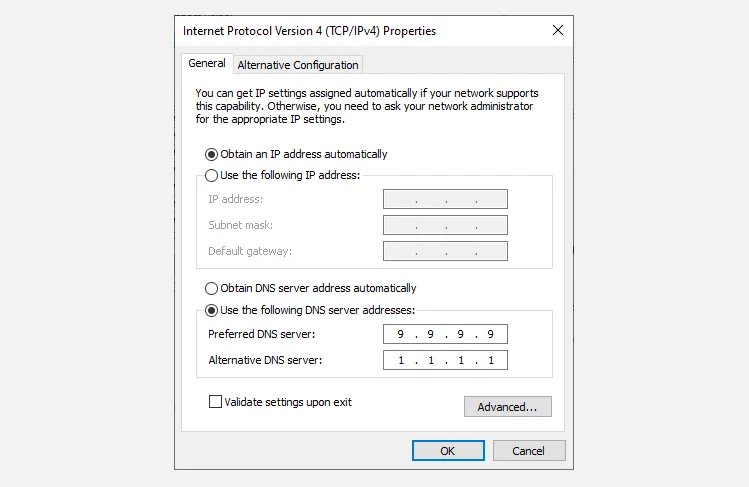 Cài đặt DNS tùy chỉnh trên Windows 10 để tối ưu tốc độ internet