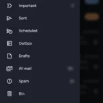 Cài đặt hình ảnh trong ứng dụng Gmail trên điện thoại, hiển thị tùy chọn 'Hỏi trước khi hiển thị hình ảnh bên ngoài'.