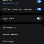 Cài đặt kết nối trên One UI 6.12
