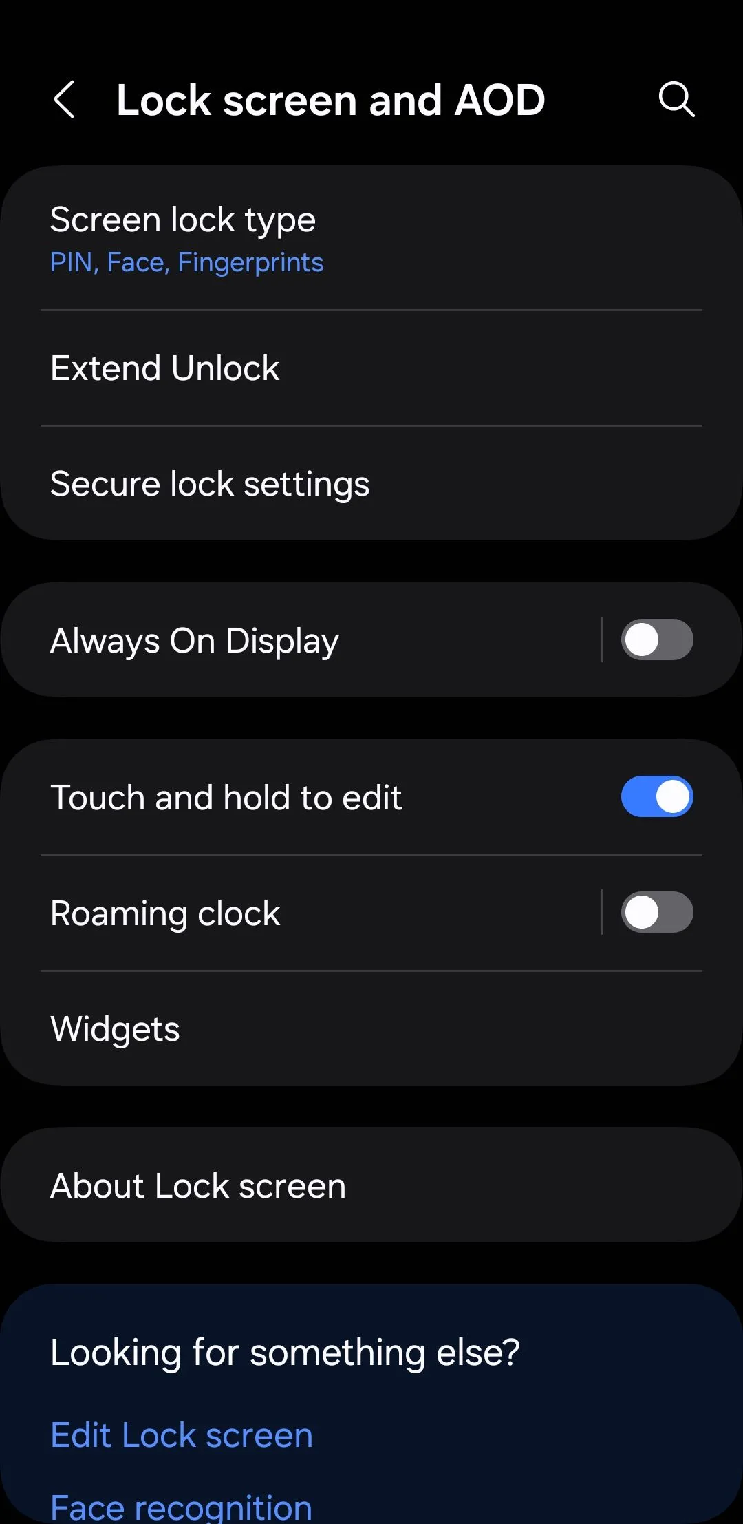 Cài đặt màn hình khóa và AOD trên Android