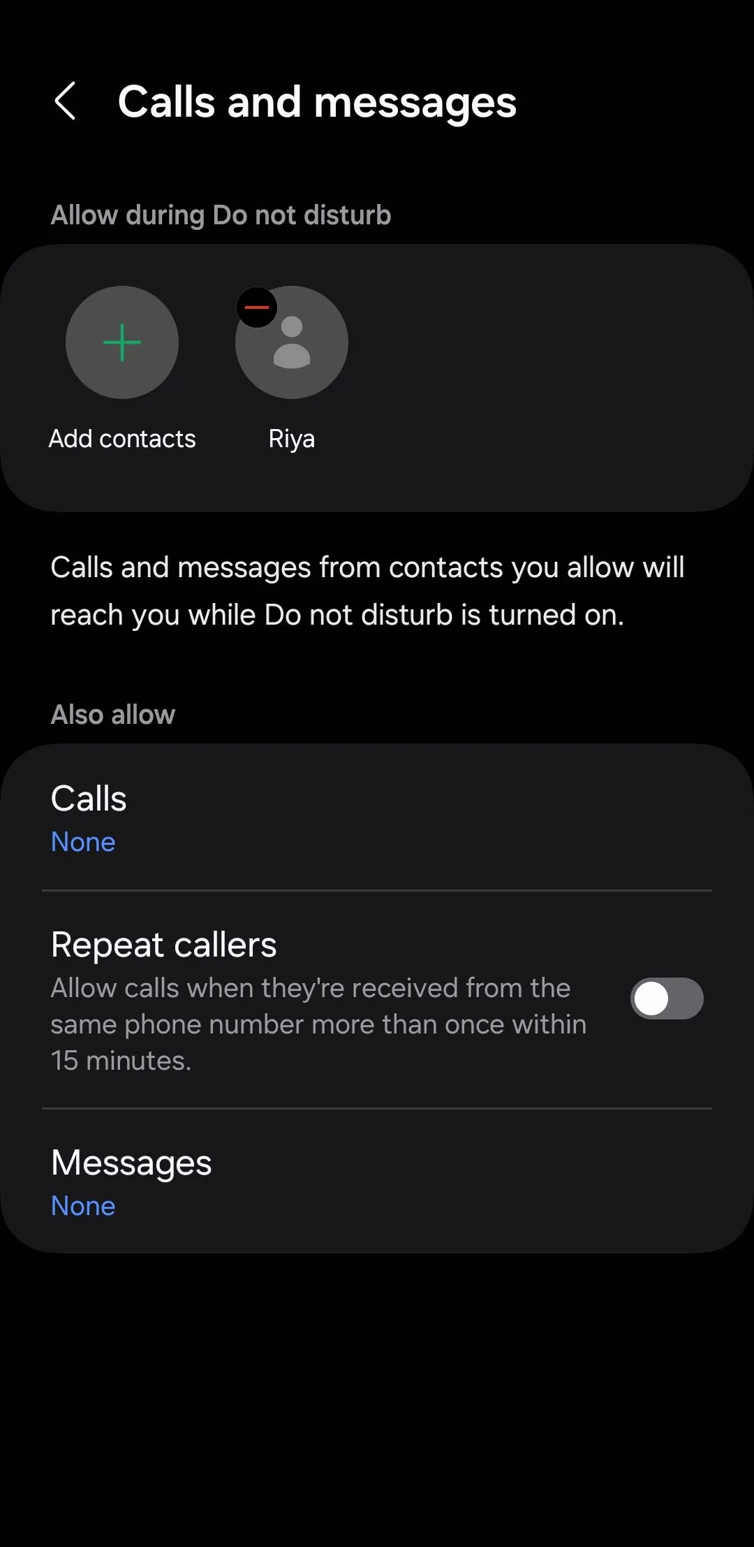 Cài đặt ngoại lệ cho chế độ Không làm phiền (Do Not Disturb) trên Android
