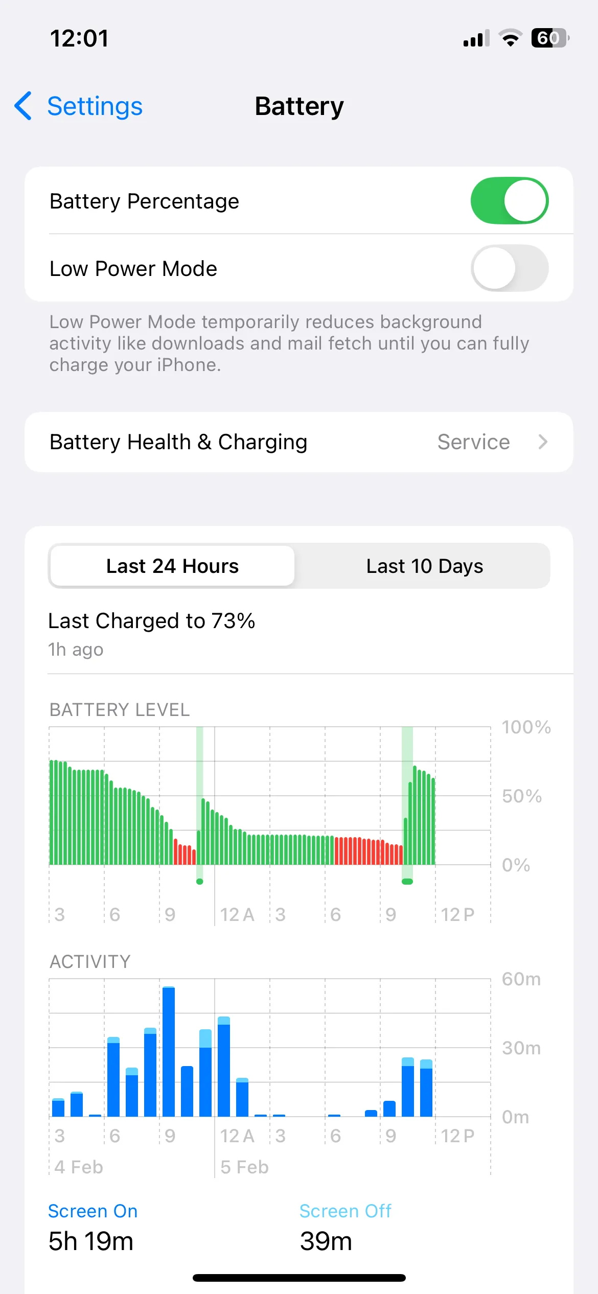 Cài đặt Pin trên iPhone với Chế độ Nguồn điện thấp
