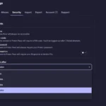Cài đặt thời gian tự động khóa trong Proton Pass, hiển thị tùy chọn 10 phút