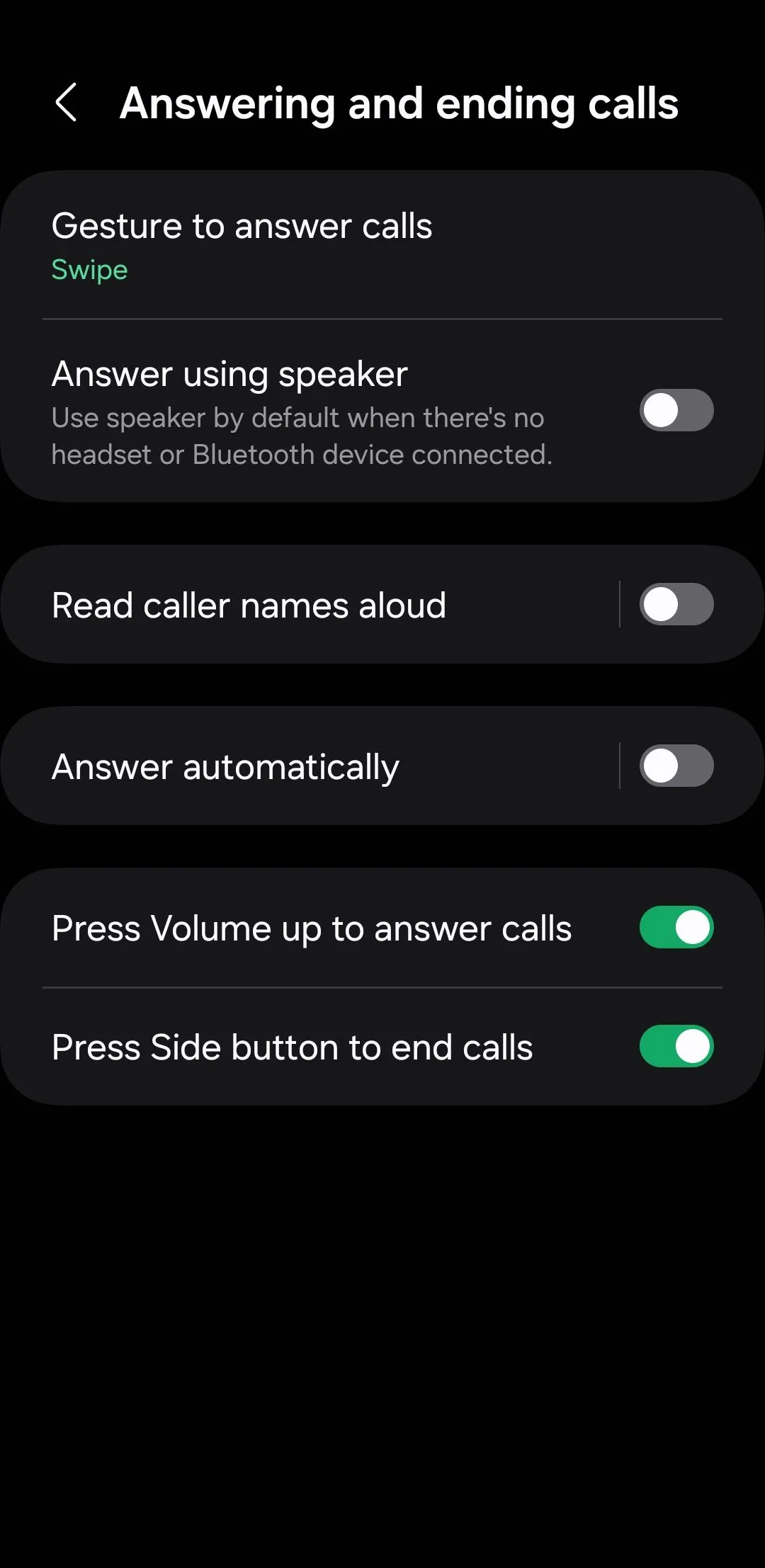 Cài đặt trả lời và kết thúc cuộc gọi bằng nút vật lý trên điện thoại Android