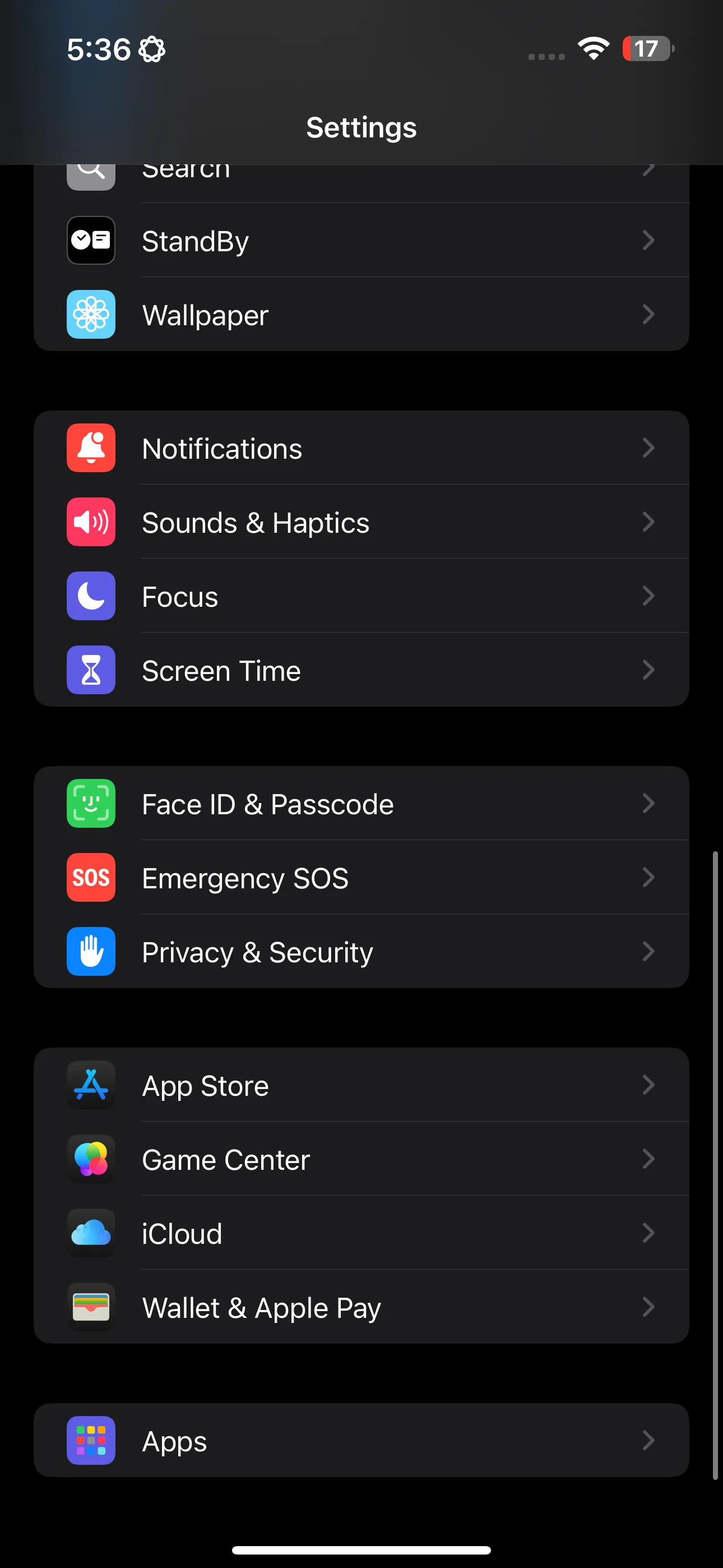Cài đặt trên iPhone