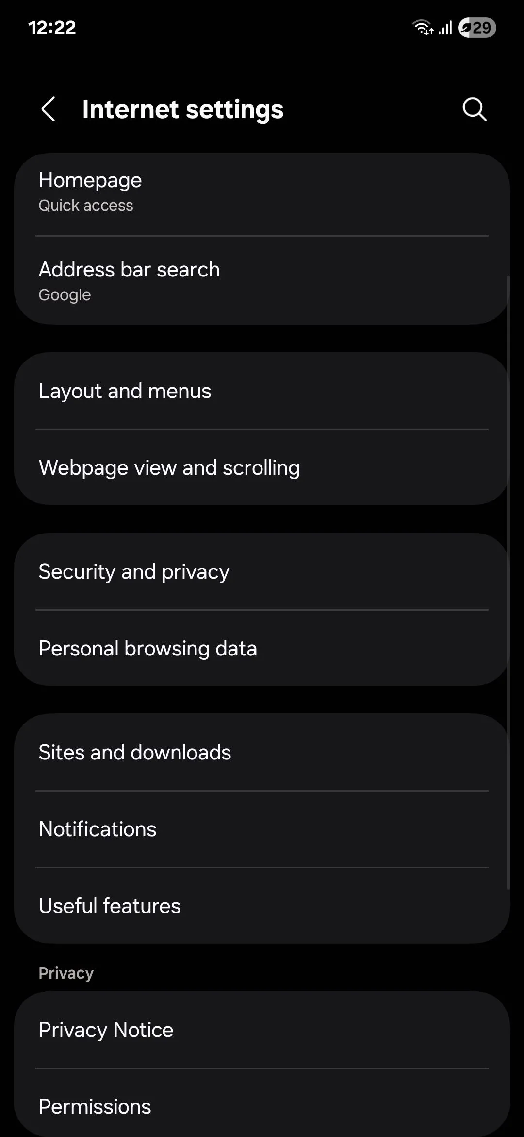 Cài đặt ứng dụng Samsung Internet trên điện thoại Galaxy