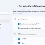 Cài đặt ưu tiên thông báo trong Windows 11 để nhận cảnh báo quan trọng