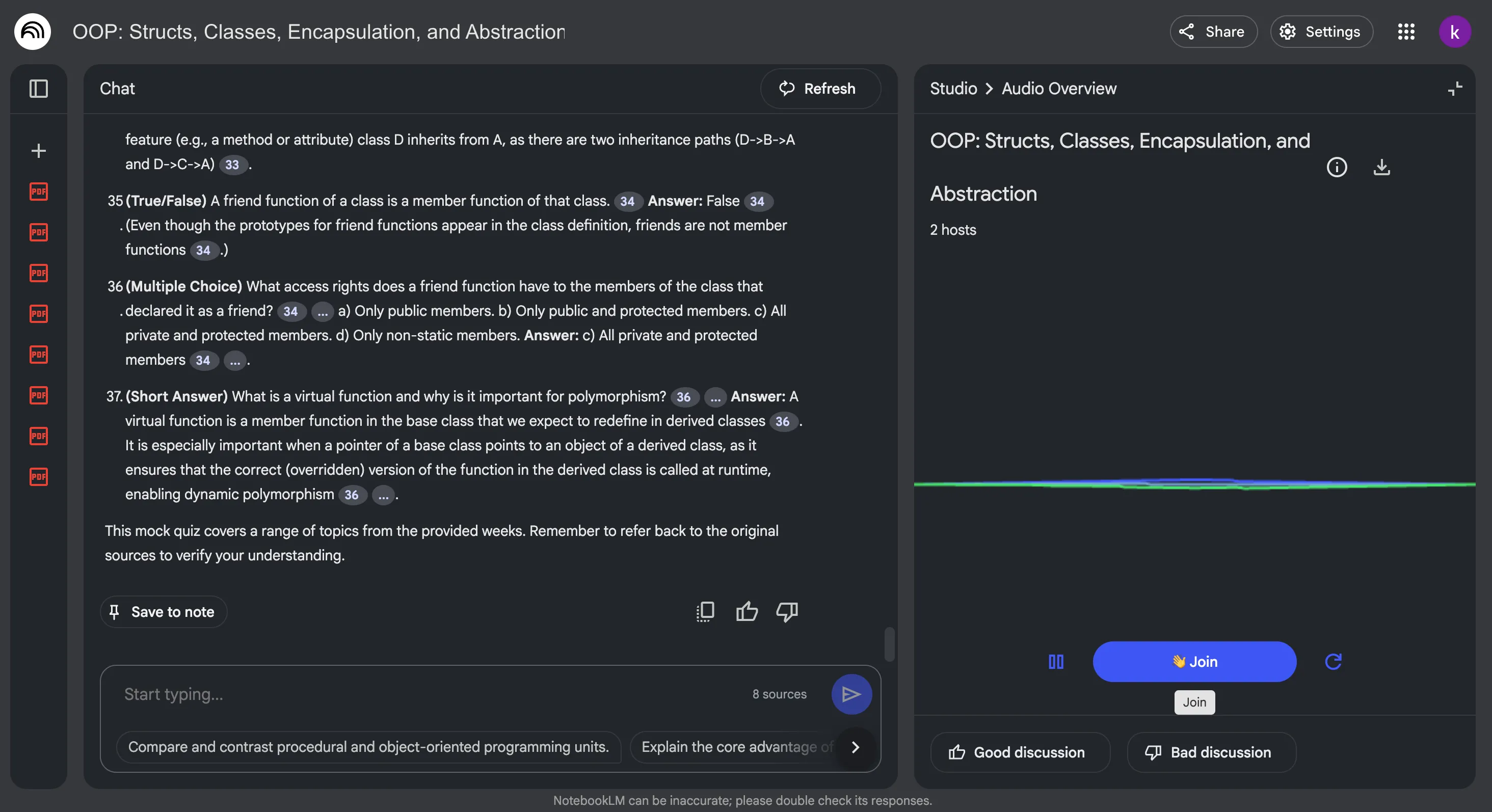 Chế độ tương tác với podcast AI trong NotebookLM