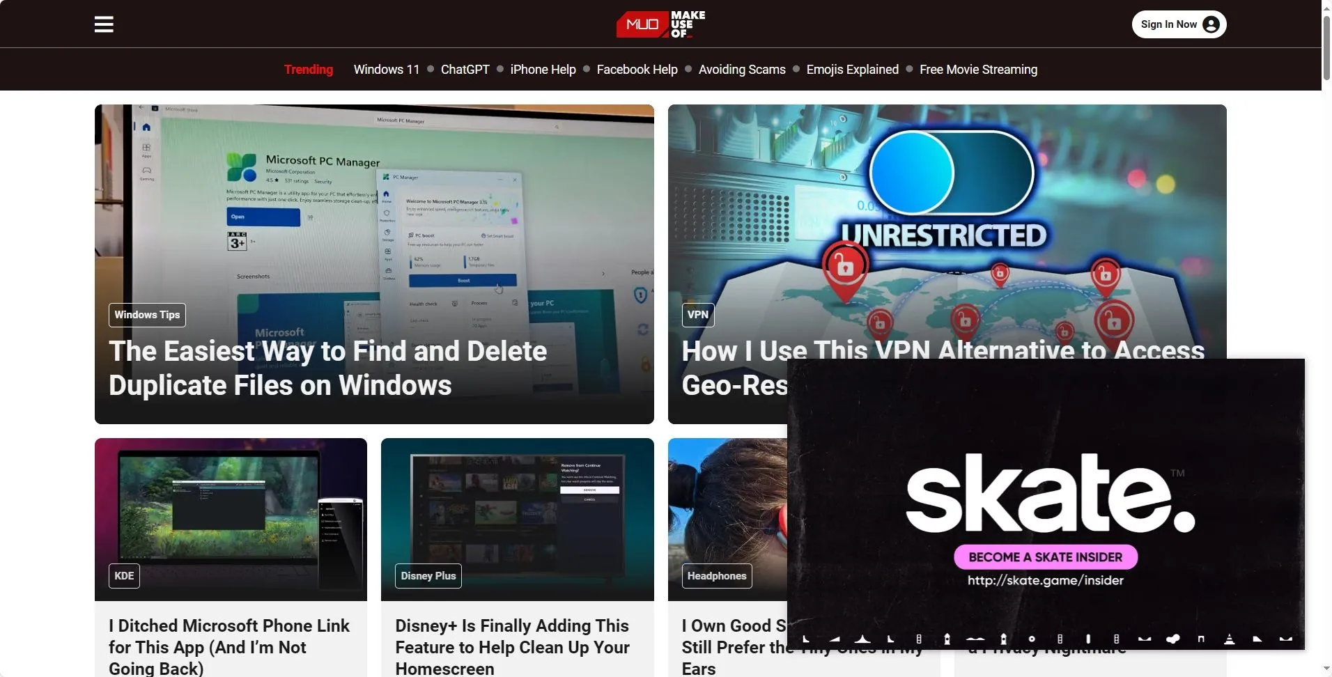 Chế độ Xem Hình Trong Hình (Picture-in-Picture) trên Microsoft Edge đang phát video Youtube