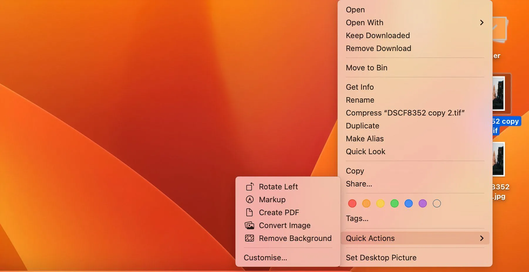Chuyển đổi định dạng file từ TIFF sang JPEG hoặc PNG trên Mac
