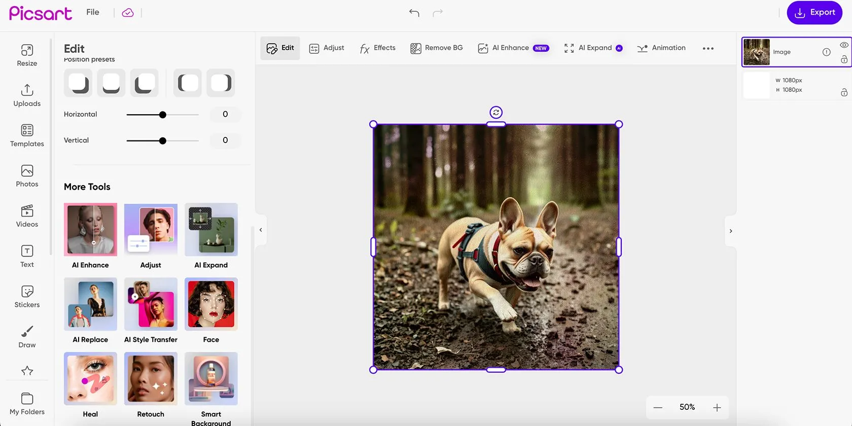 Công cụ tạo ảnh AI của Picsart