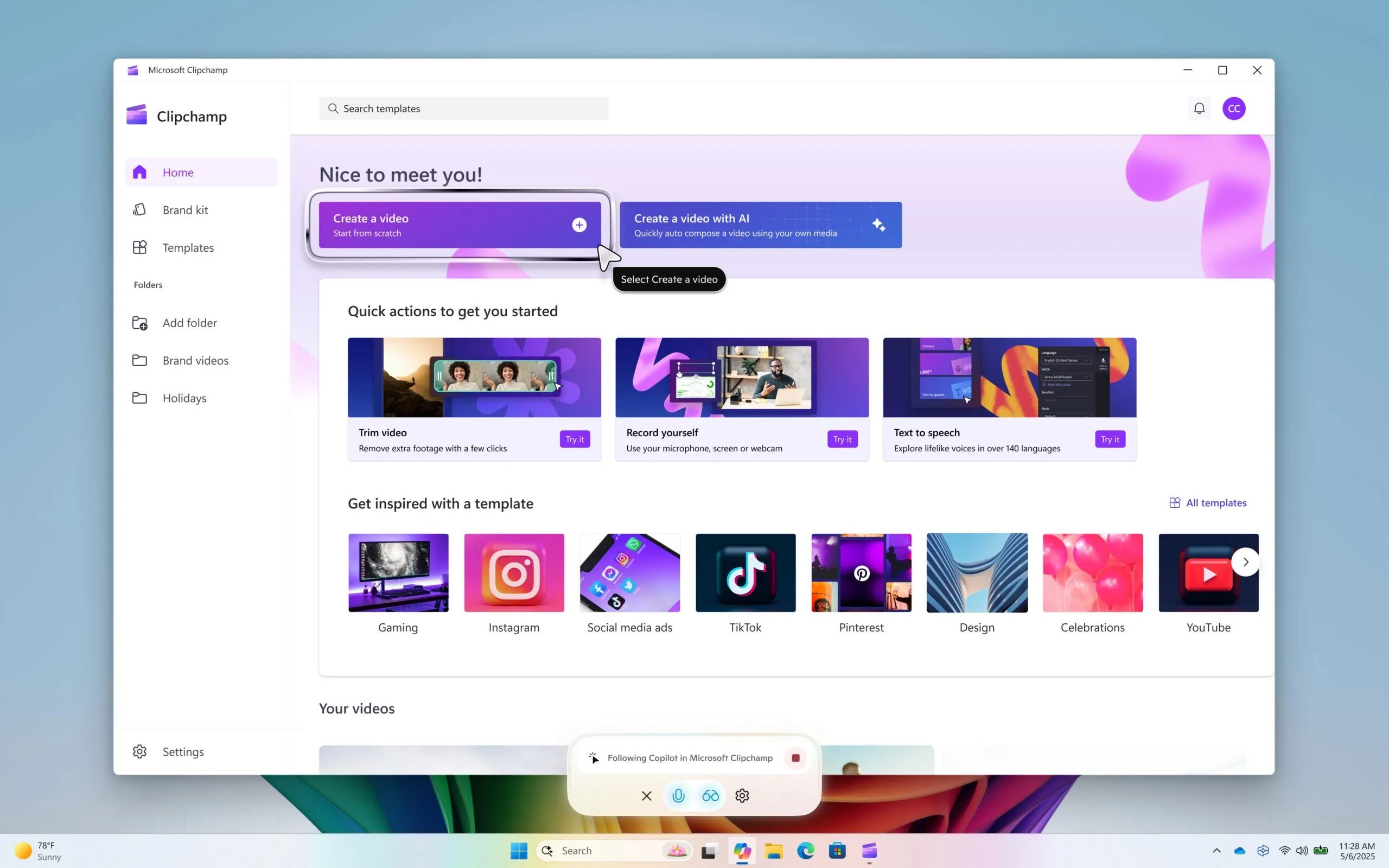 Copilot Highlights hướng dẫn người dùng trên giao diện Windows 11