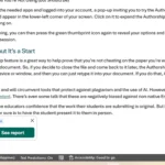 Cửa sổ bật lên mời dùng thử Grammarly Authorship