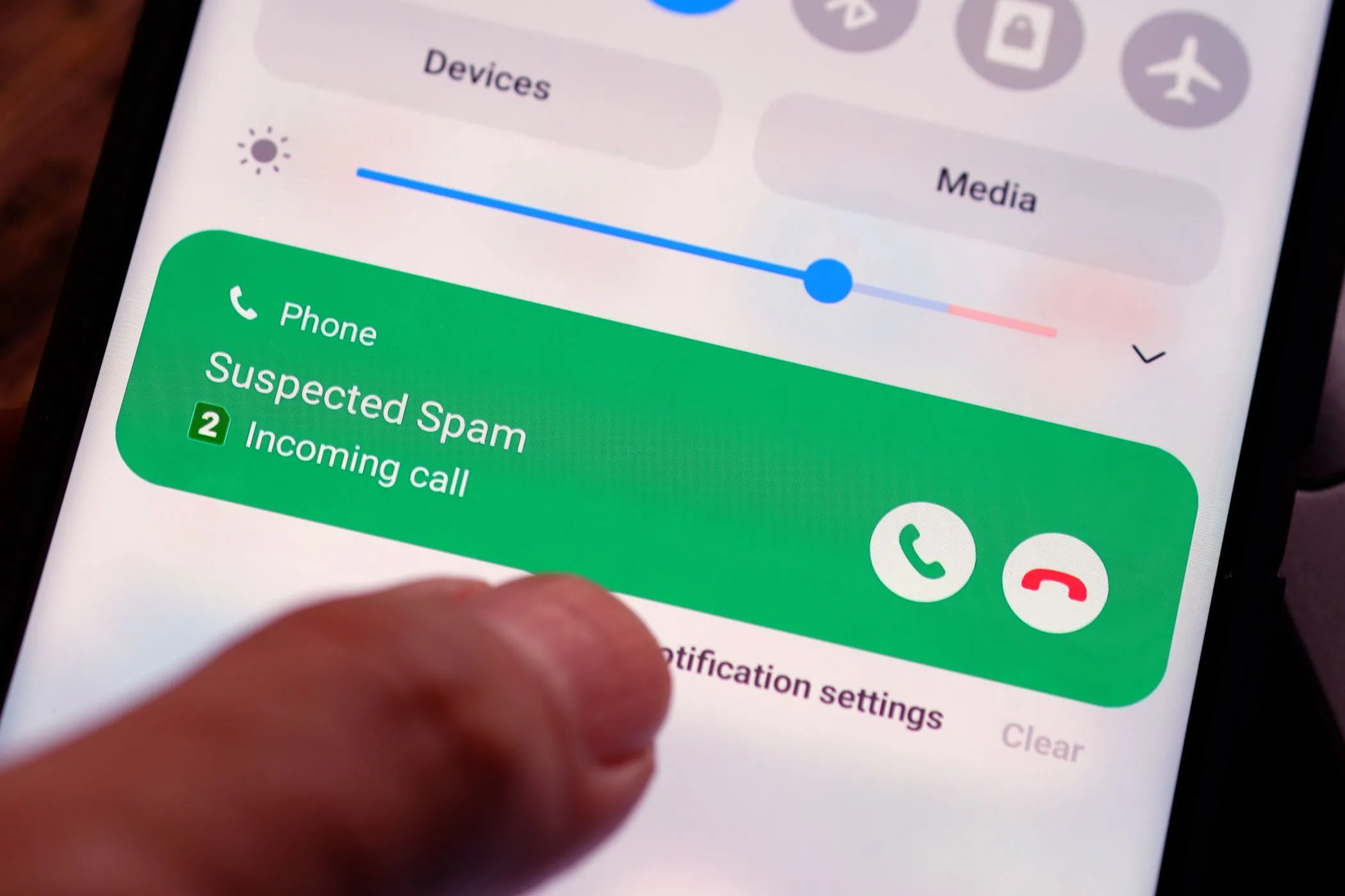 Cuộc gọi nghi ngờ spam trên điện thoại Android