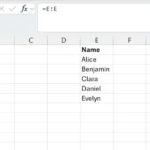 Dải động trong Excel chứa các giá trị 0 và ô trống ở cuối