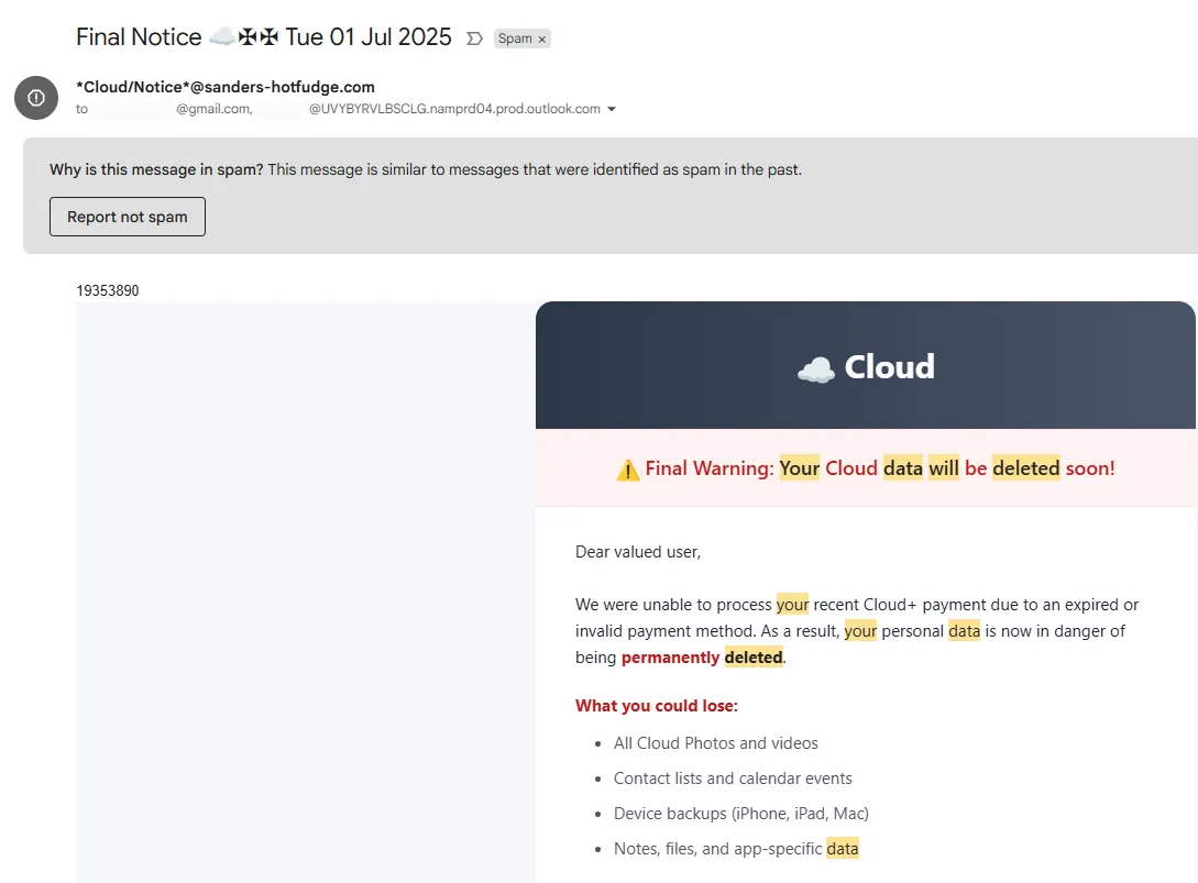Dấu hiệu email lừa đảo qua địa chỉ người gửi lạ và IP không xác định