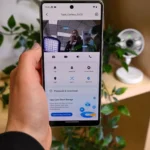 Điện thoại hiển thị trang chủ camera an ninh Tapo