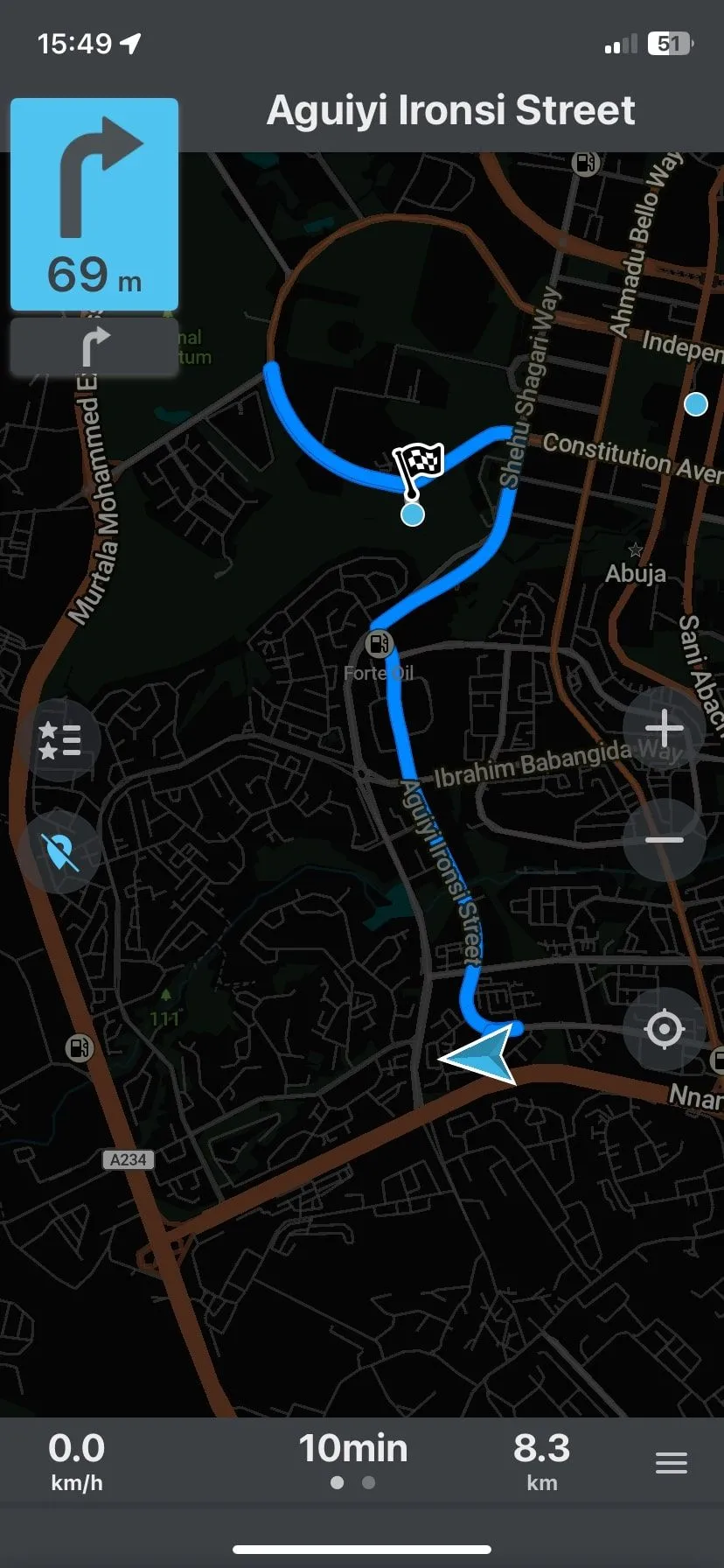 Định vị offline trên Organic Maps