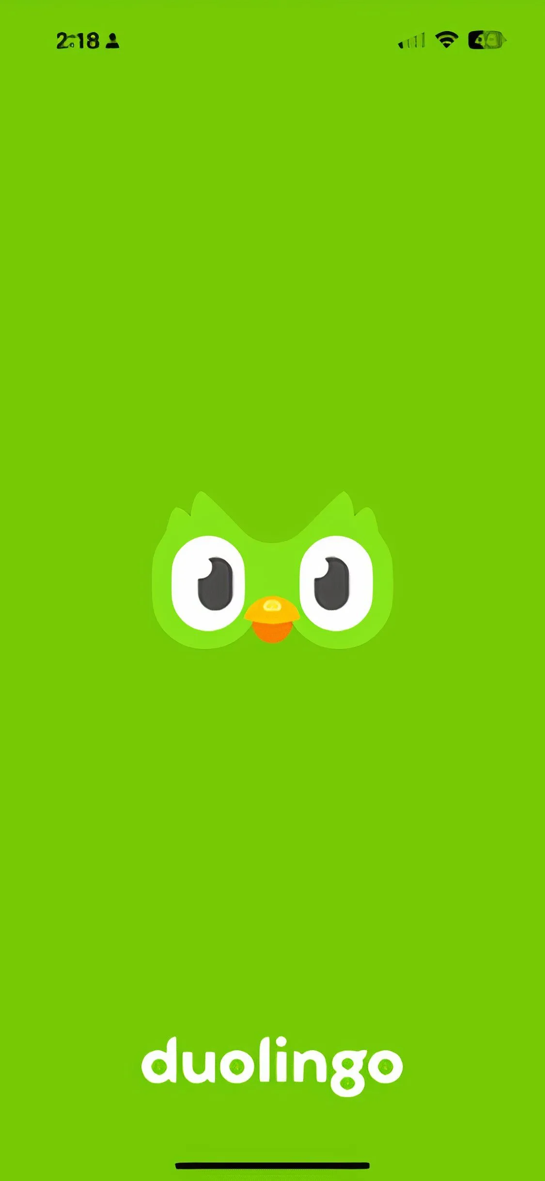 Duolingo: Màn hình chào mừng ứng dụng