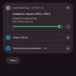 Easter Egg Android 16 hiển thị thông báo Live Updates