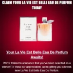 Email lừa đảo giả mạo quảng cáo nước hoa miễn phí nhằm đánh cắp thông tin cá nhân