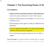 Ghi chú và ý chính từ sách Atomic Habits được tổ chức khoa học