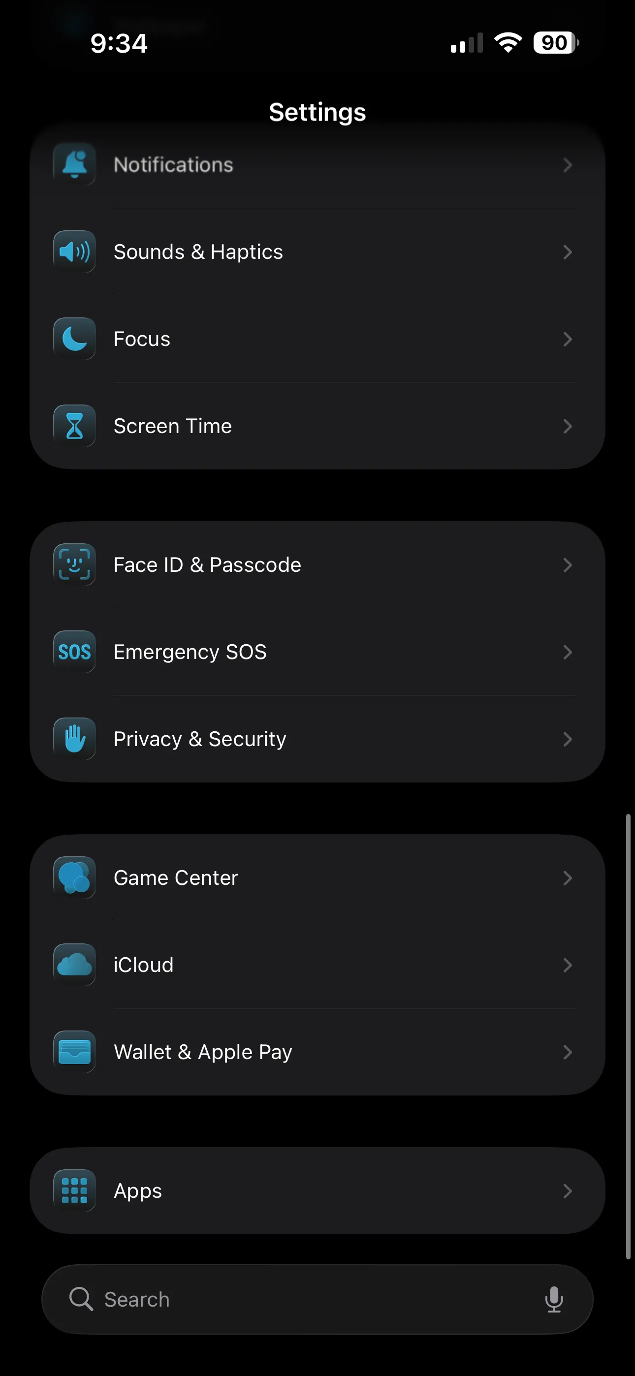 Giao diện cài đặt của iOS 26 hiển thị tùy chọn lọc tin nhắn rác